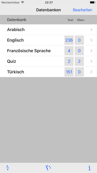 db table view screen